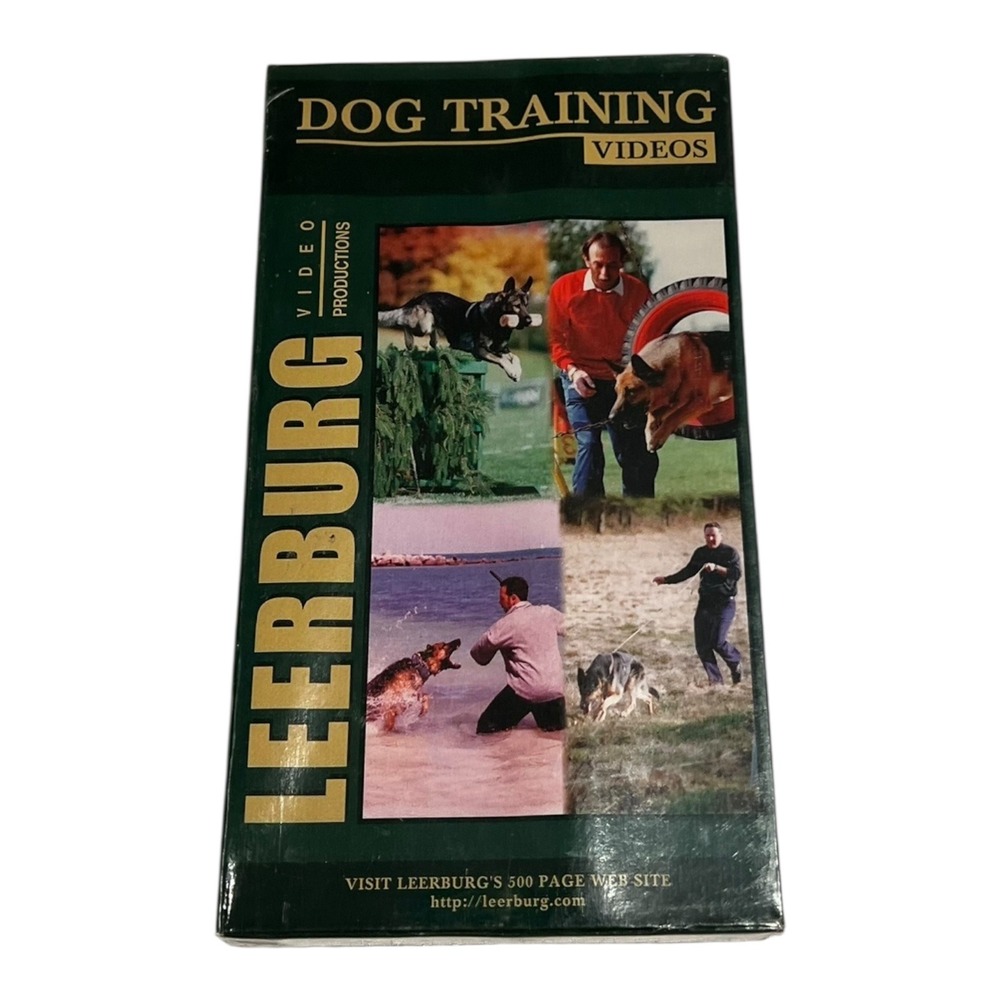 New Leerburg Dog Training VHS Training the Forced Retrieve Rare Sealed Tape‎